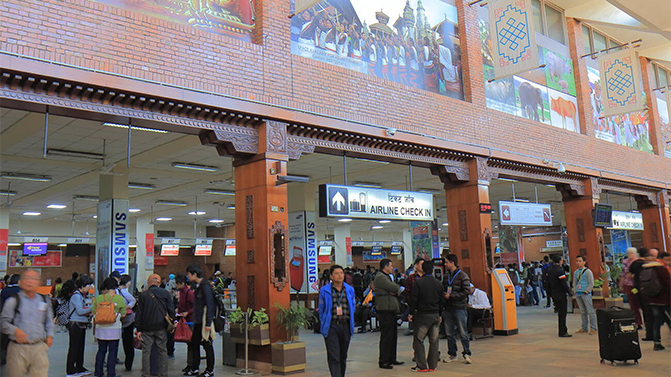 Arrival in Kathmandu