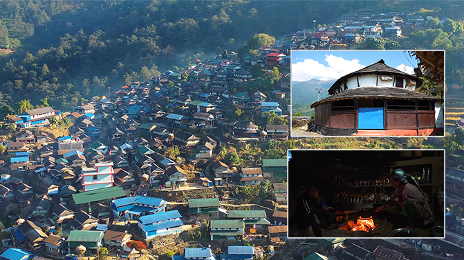 Kathmandu to Bhujung.