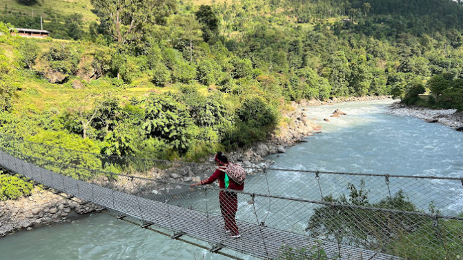 Fly to Juphal then trek to Dunai