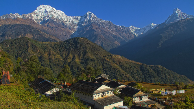 Dhampus to Ghandruk